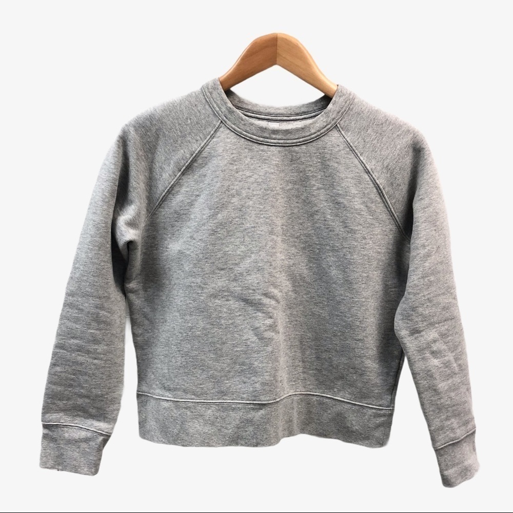 Athleta 24/7 Crew Sweatshirt Size XS Gray Athletic Loungewear Style 486726 - Picture 2 of 8